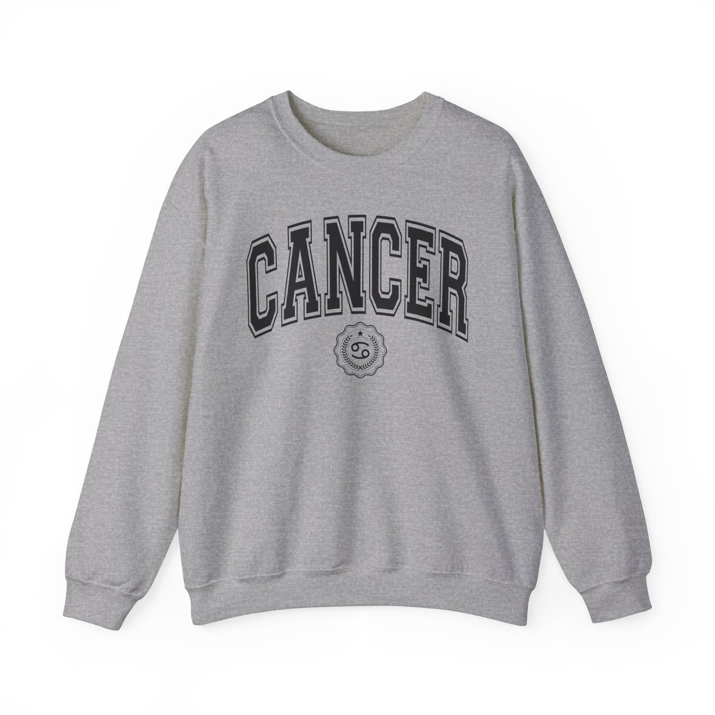 Sudadera estilo universitario contra el cáncer