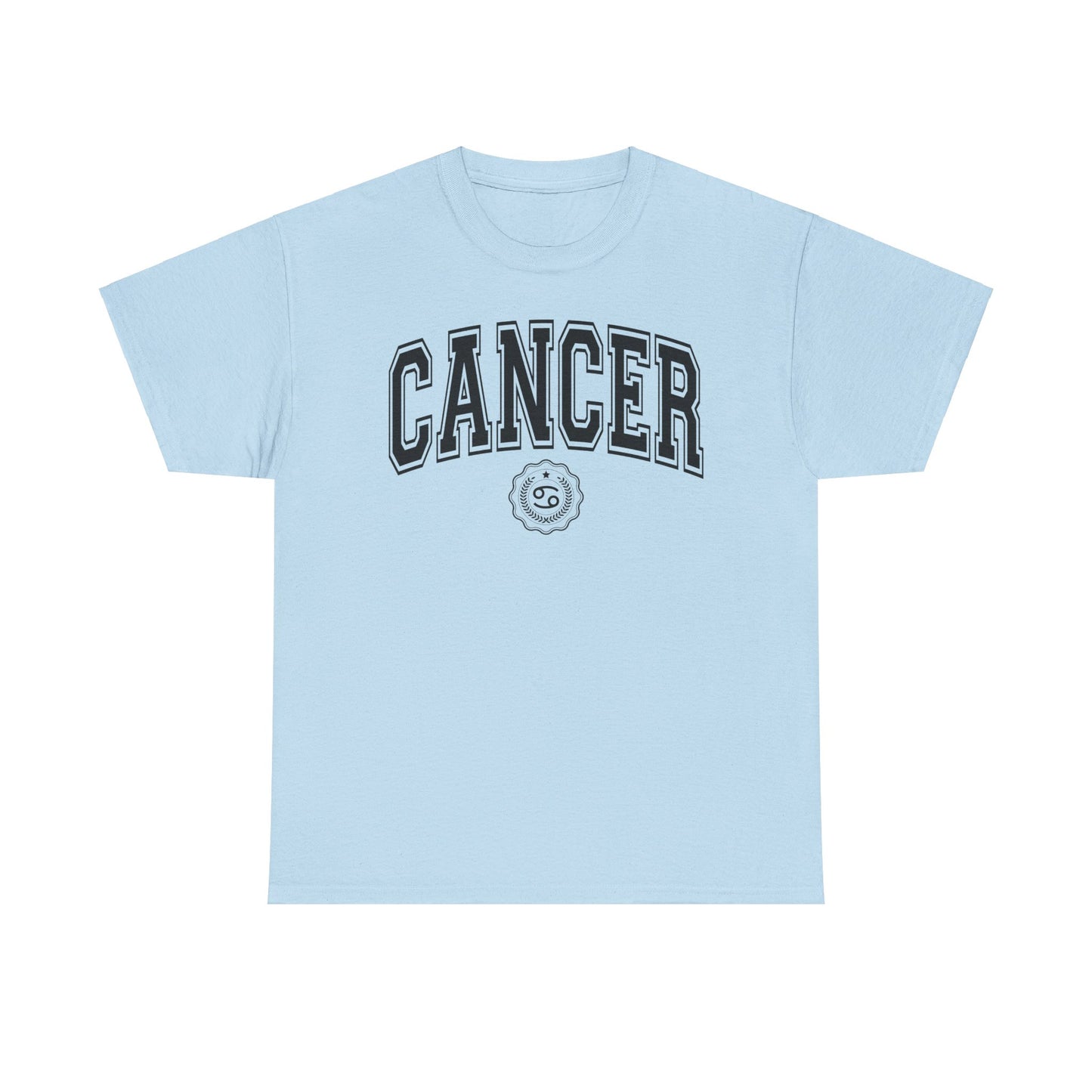 Camiseta estilo universitario contra el cáncer