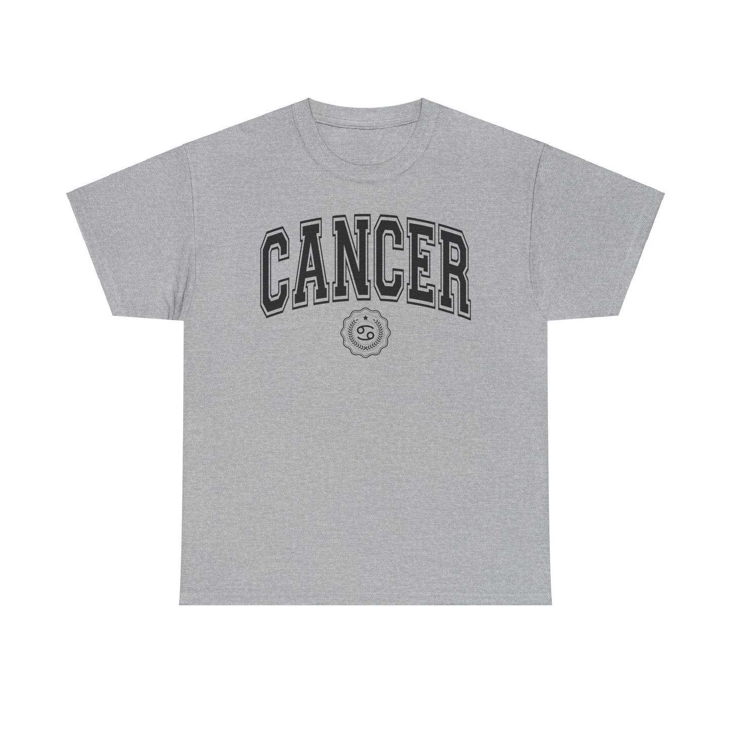 Camiseta estilo universitario contra el cáncer