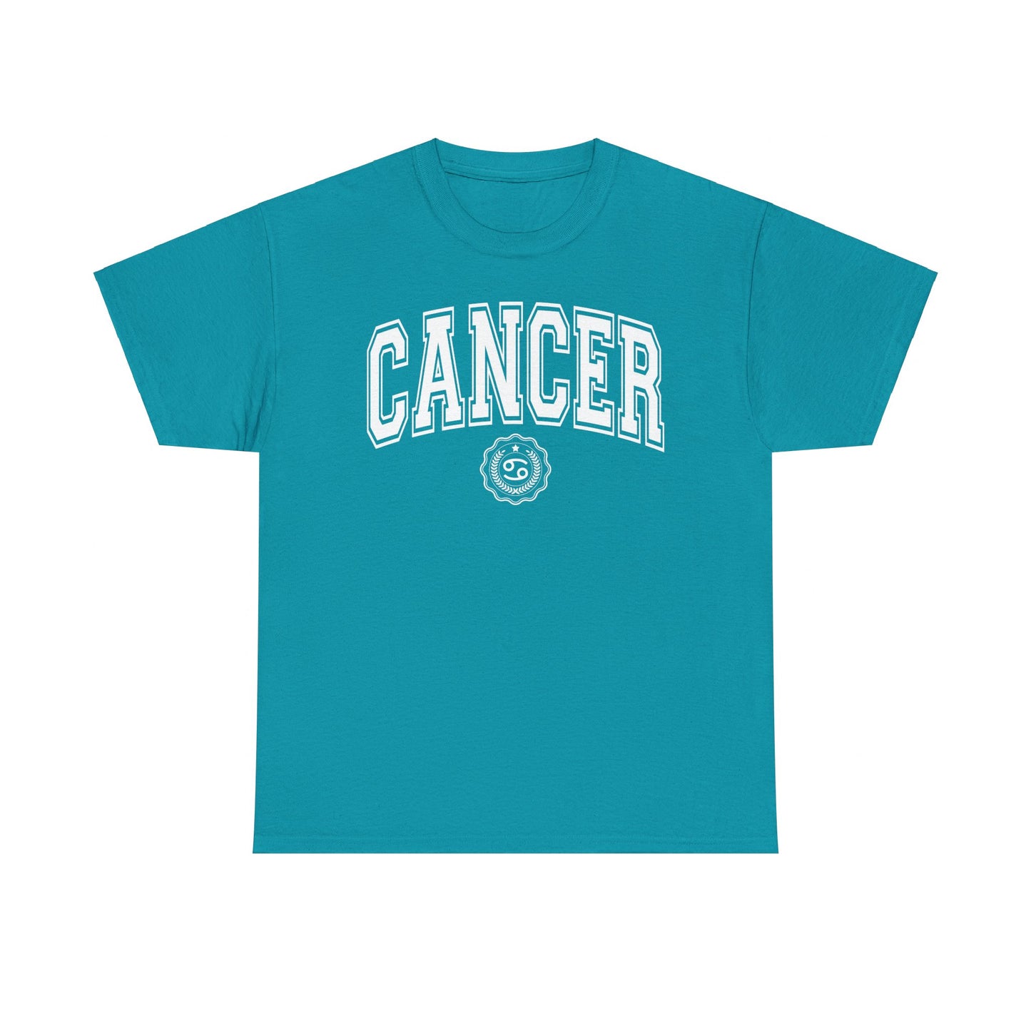 Camiseta estilo universitario contra el cáncer