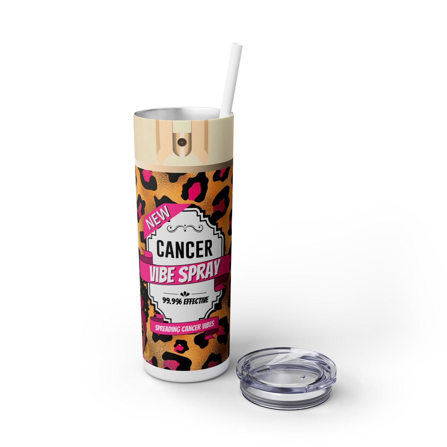 Cancer Vibe Spray Tumbler