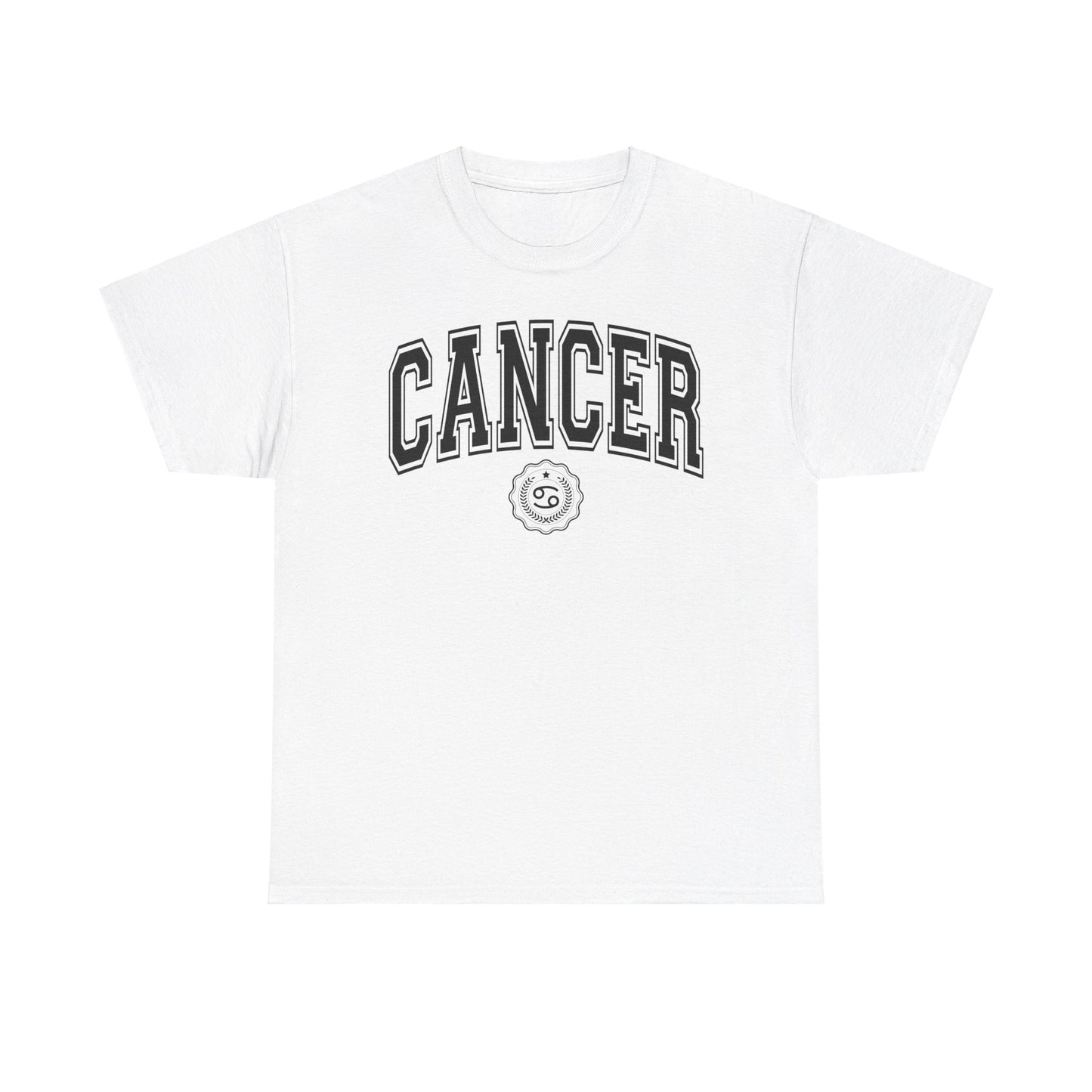 Camiseta estilo universitario contra el cáncer