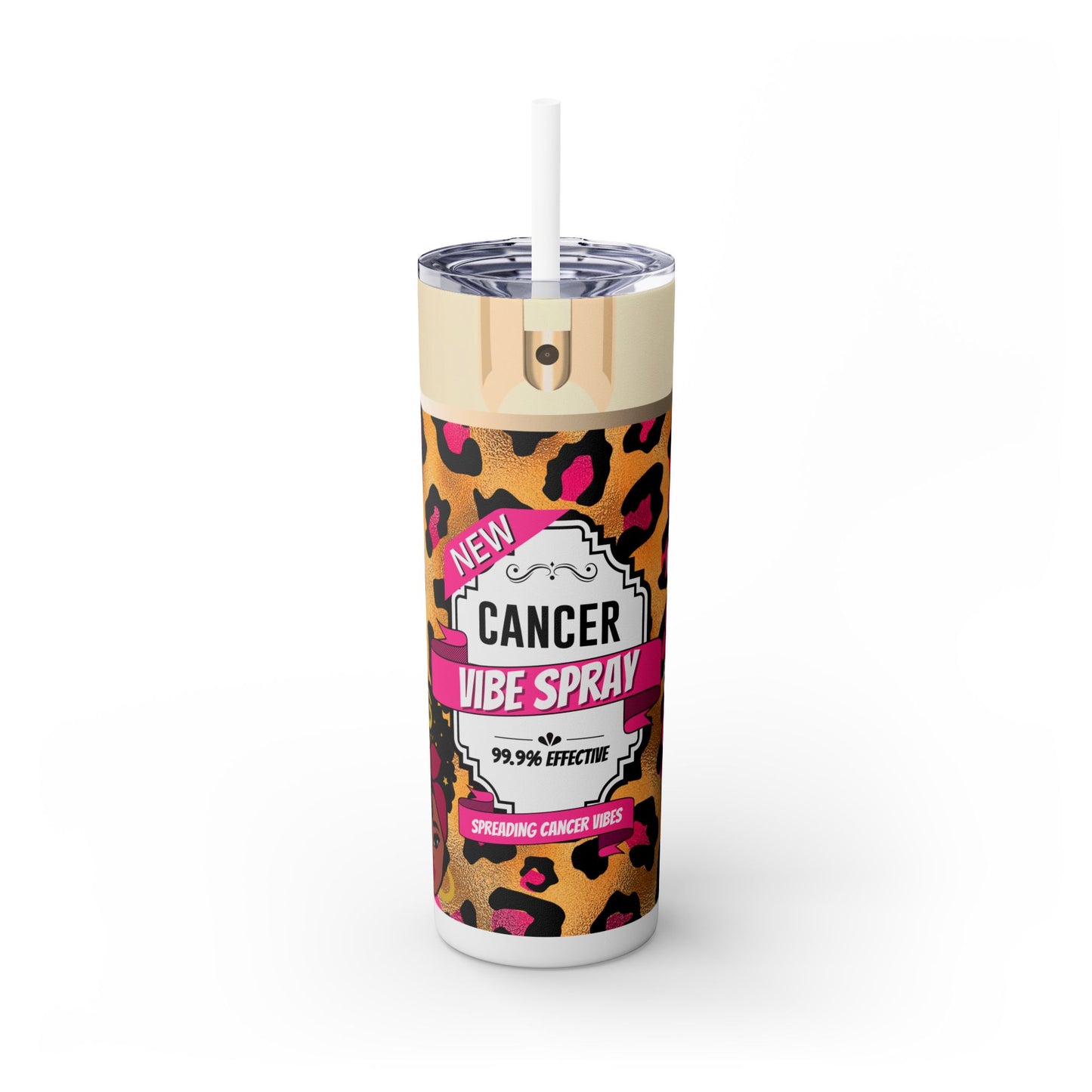 Cancer Vibe Spray Tumbler