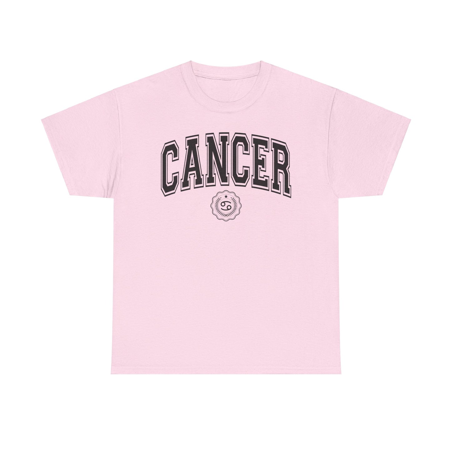 Camiseta estilo universitario contra el cáncer