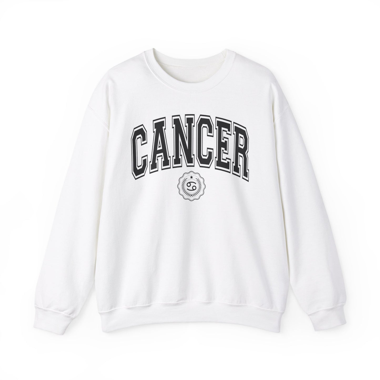 Sudadera estilo universitario contra el cáncer